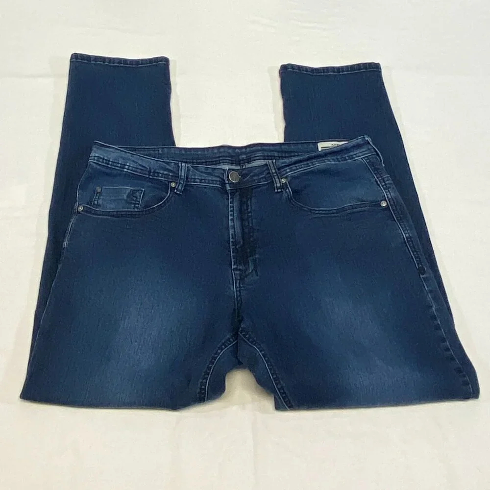 Buffalo David Bitton Axel Super Soft Stretch Slim Denim Jeans Faded Blue 38